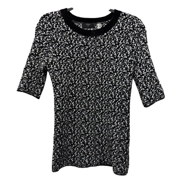 Tahari Tops - Tahari Womens Black & White Knit Sweater Blouse Size S